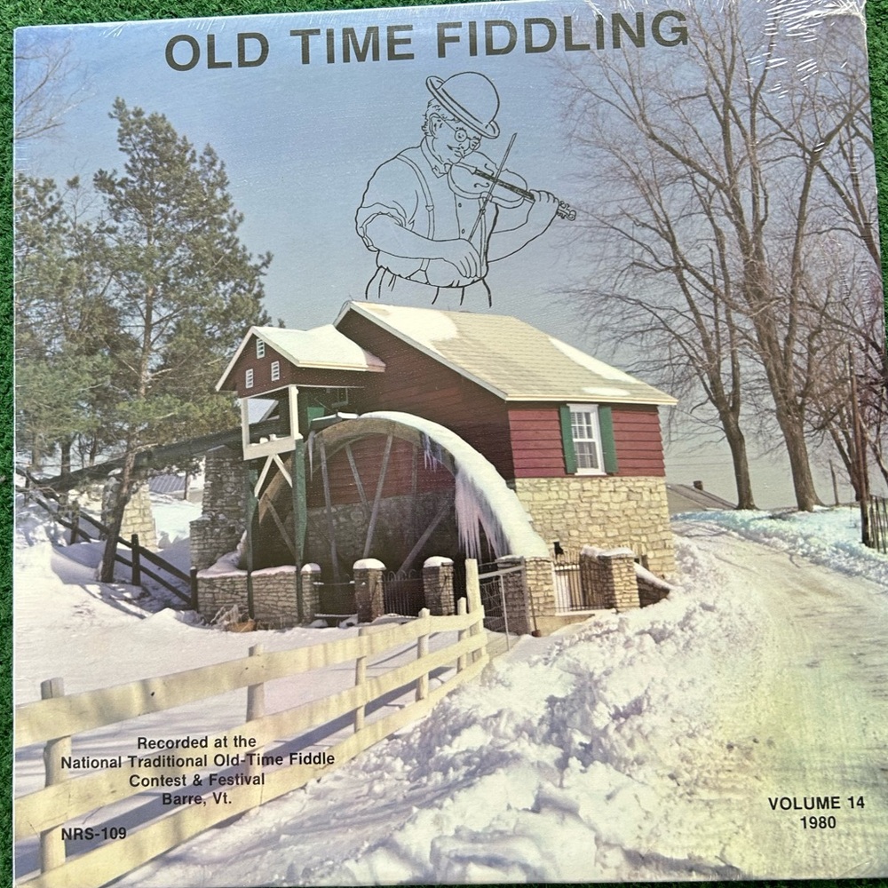 NIB old-time fiddling music vinyl record album. Plastic surround never opened.